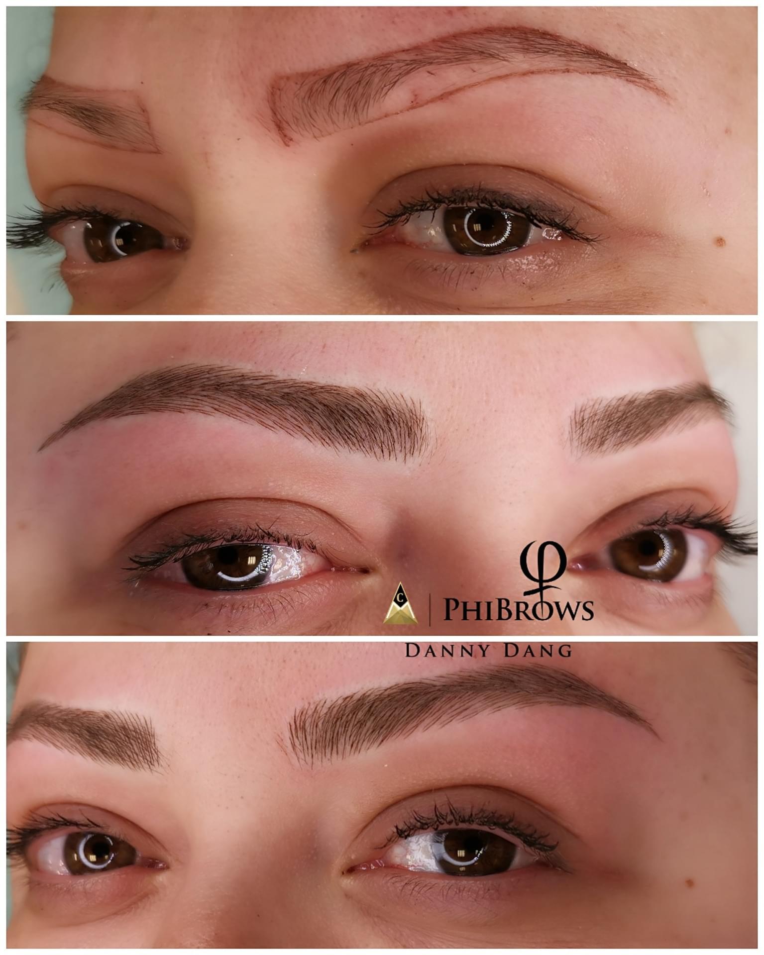 phibrows, phiacademy, microblading, microblading eyebrows, microblading eyebrows before and after, microblading before and after, phibrows before and after